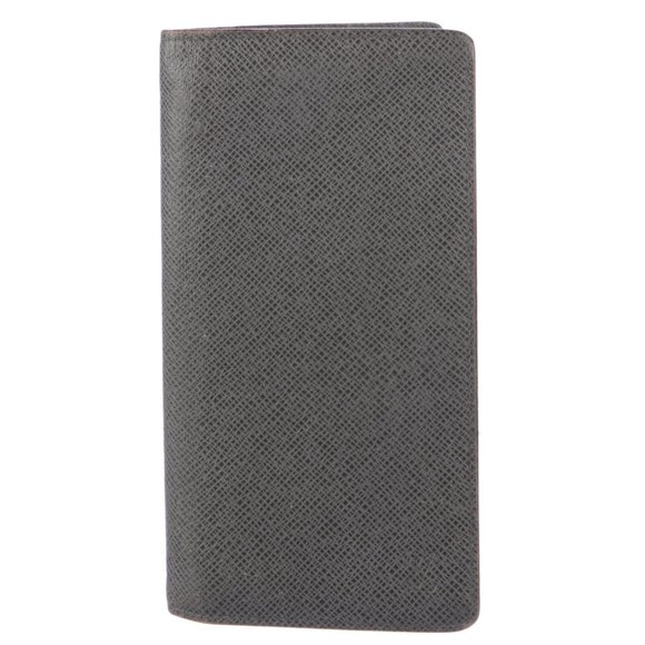 Authentic LOUIS VUITTON 2011 Leather Brazza Wallet Gray - Picture 1 of 5